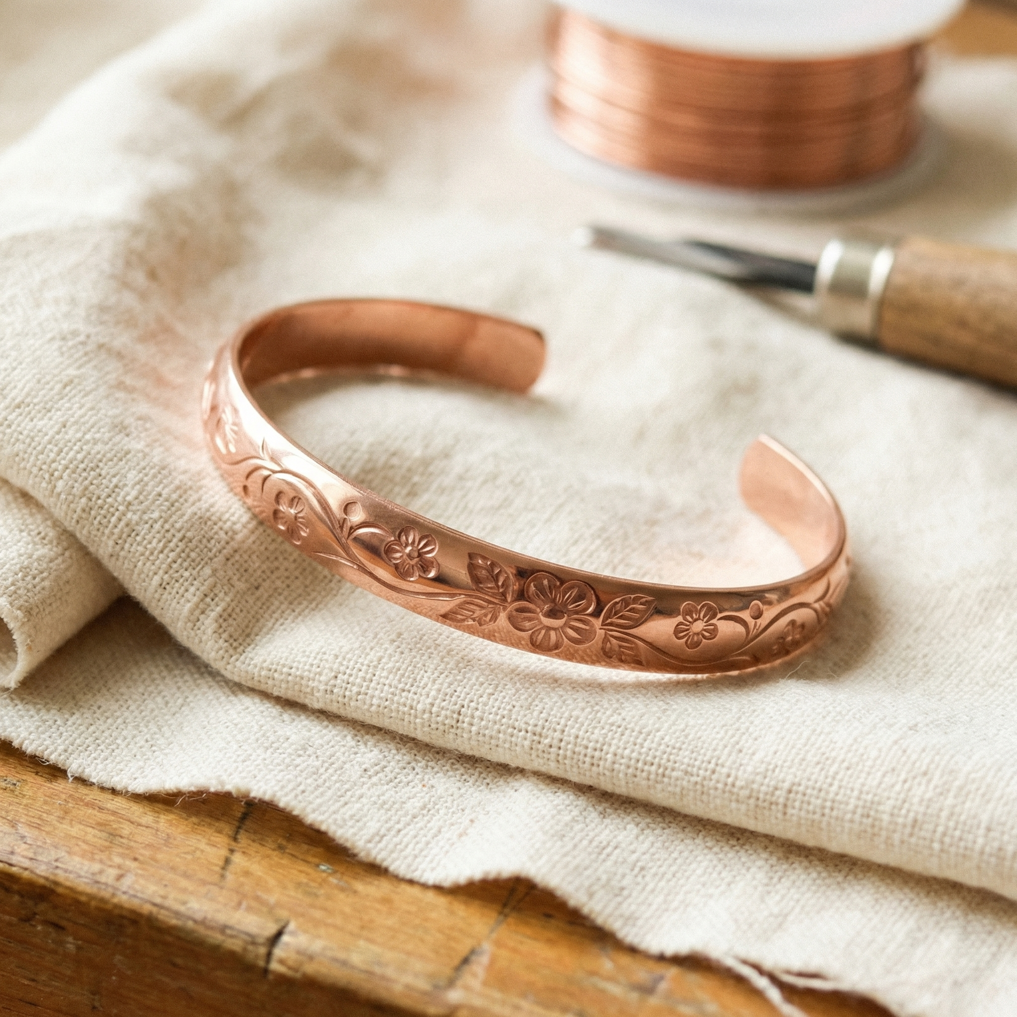 Blossom Copper Bracelet