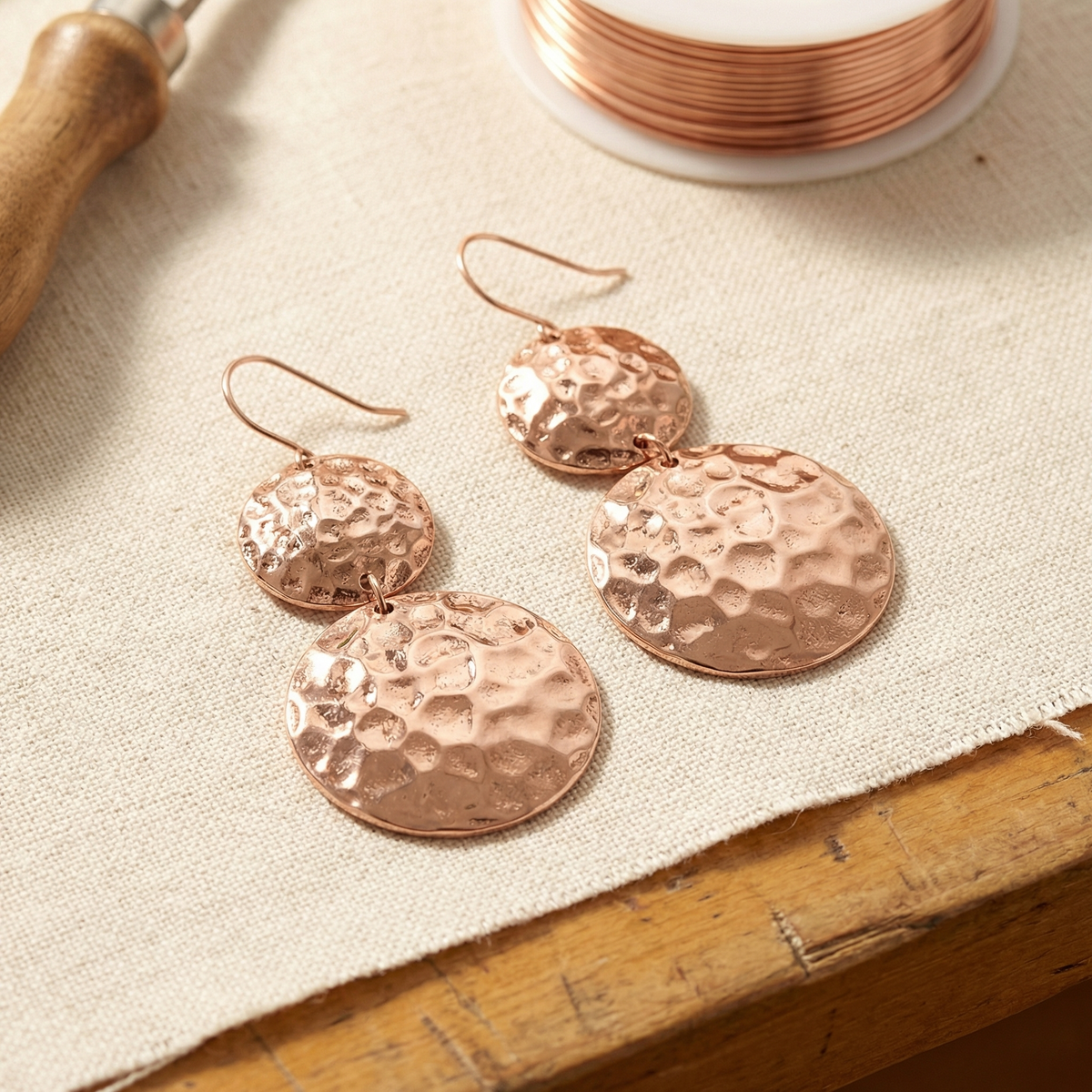 Balance Copper Earrings